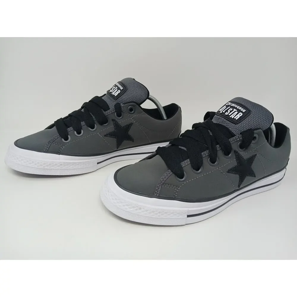 Converse Unisex Star Low Puff Dark Matter Gray Canvas Sneakers Mens 9/Women 10.5 - Picture 4 of 15